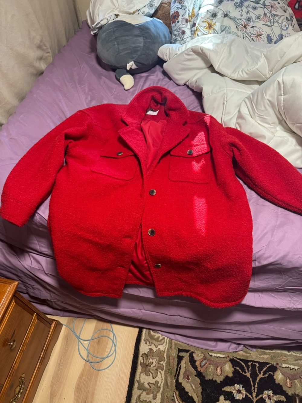 Old Navy Red peacoat